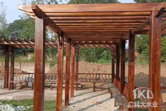呼市制作防腐木花架廠家
